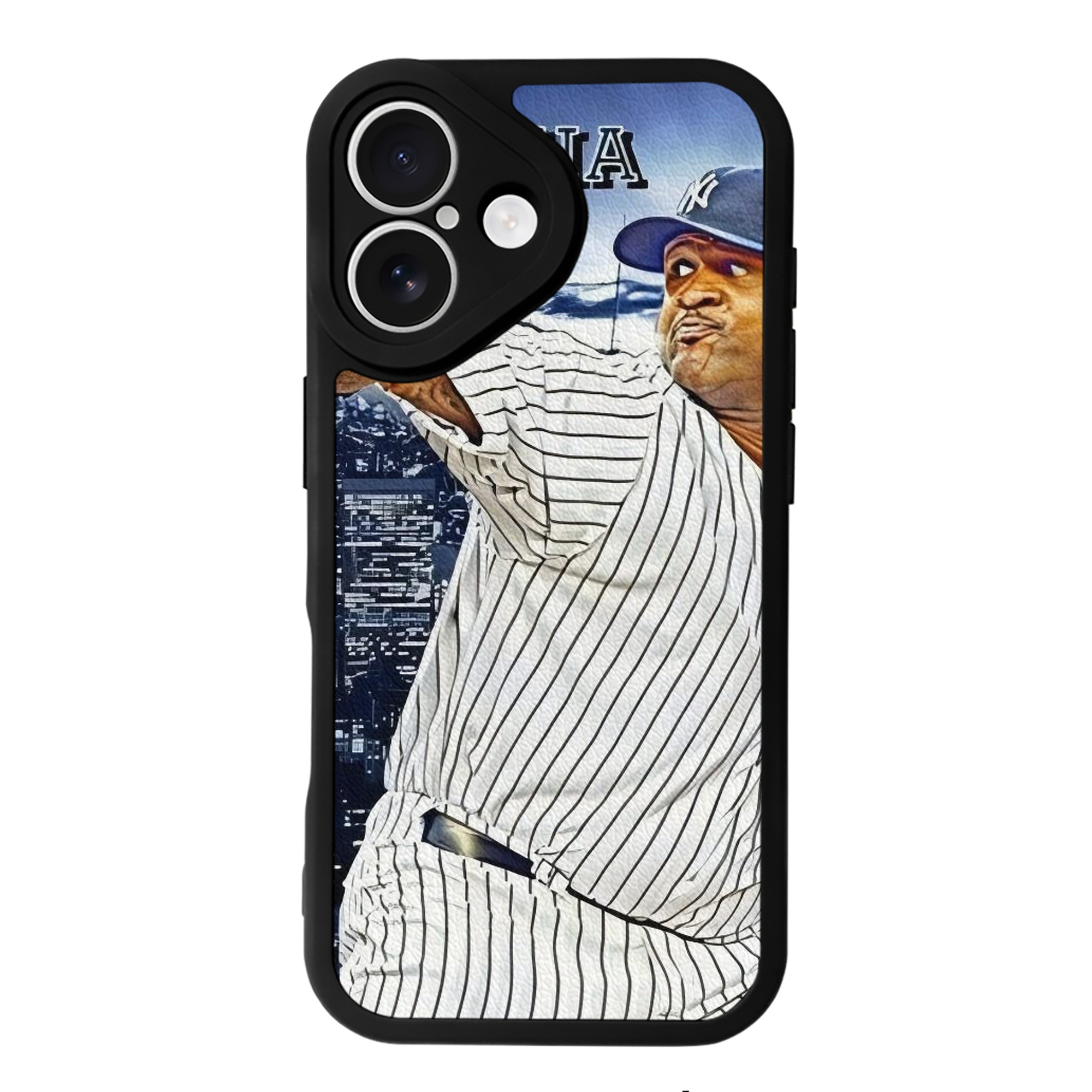 CC Sabatnia 11 IPhone 16 Silicone Leather Case – UV Print, Lambskin Texture – Perfect Fit, Wireless Charging Compatible, Scratch Resistant, Precise Cutouts – Stylish Protection For IPhone 16